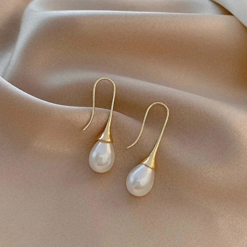 Boucles d'oreilles Helena en Perles Classiques