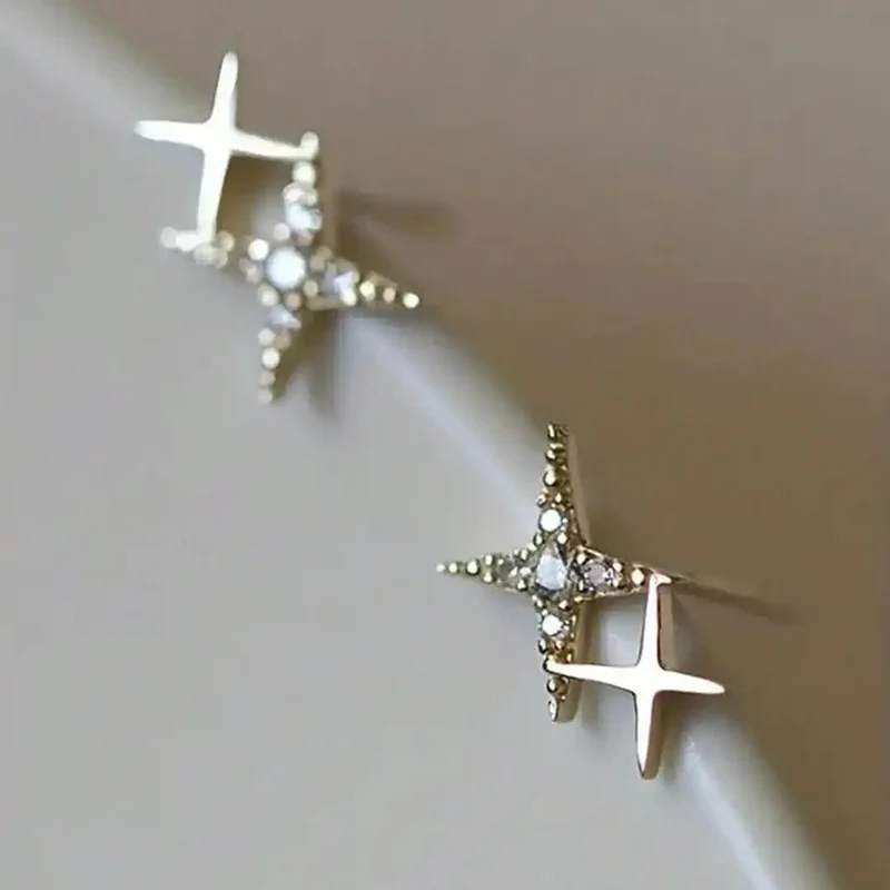 Boucles d'oreilles Étoile Brillante