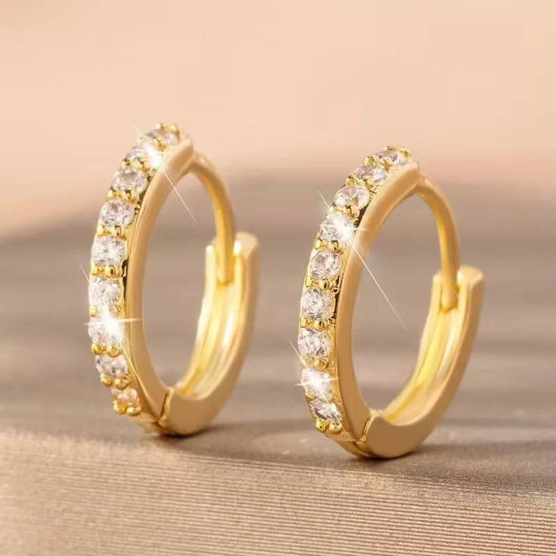 Boucles d'Oreilles Mini Dorées Intemporelles