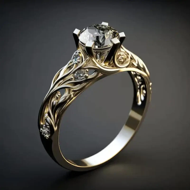 Bague Exquise en Zirconia Exotique
