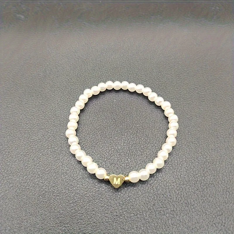 Bracelet Chic avec Initiale en Cœur (A–Z)