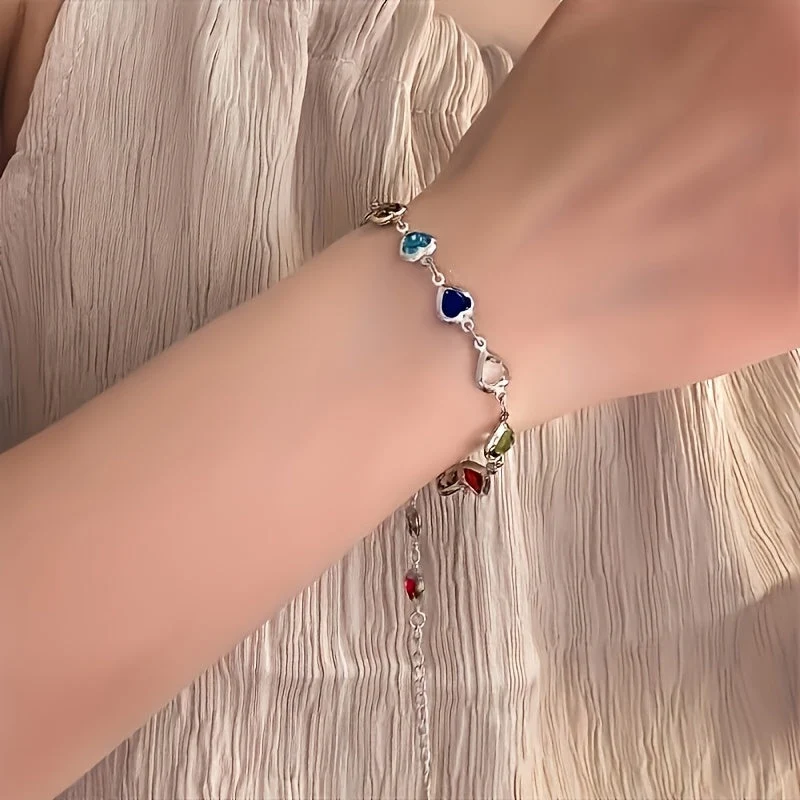 Bracelet unique en forme de cœur