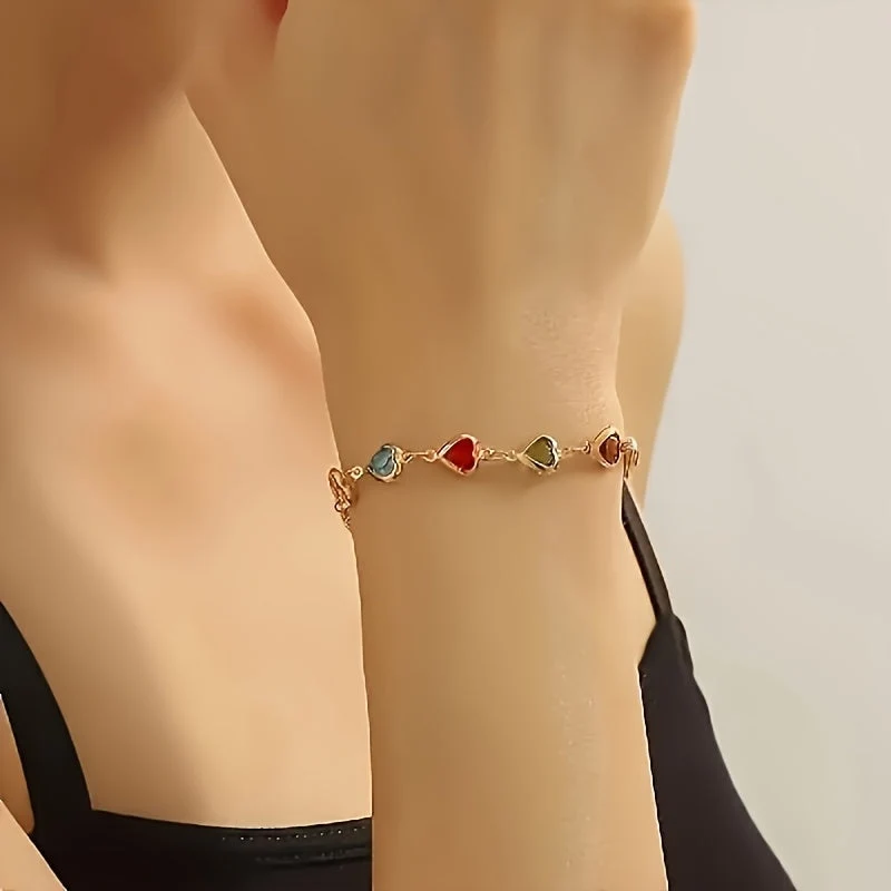 Bracelet unique en forme de cœur