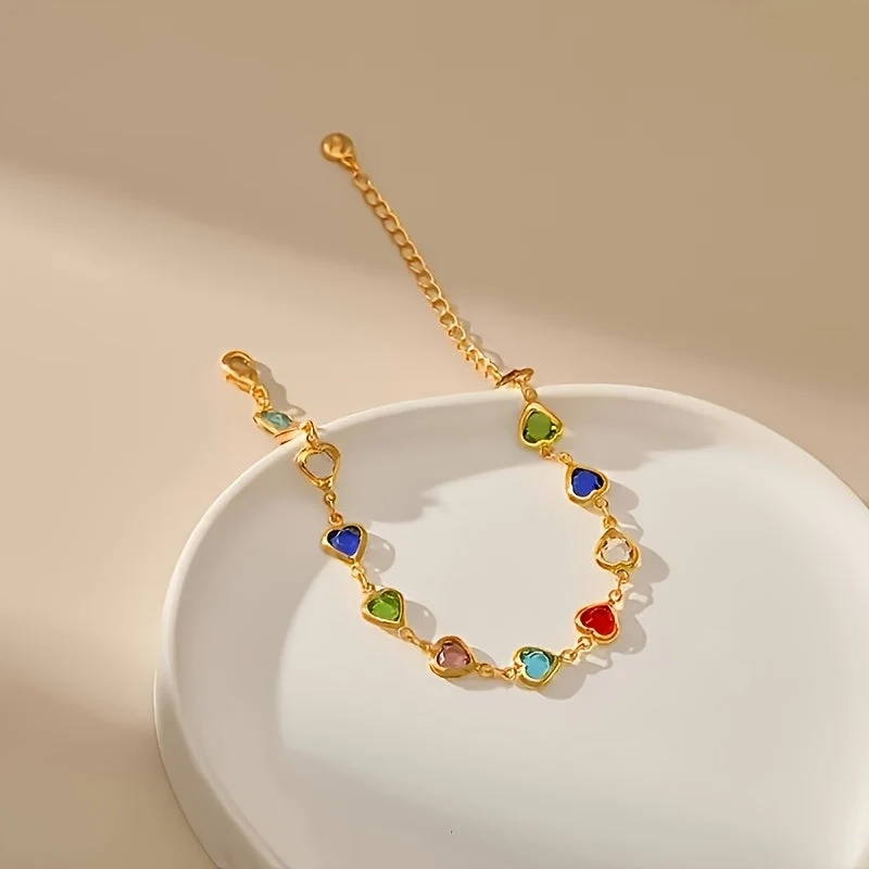 Bracelet unique en forme de cœur