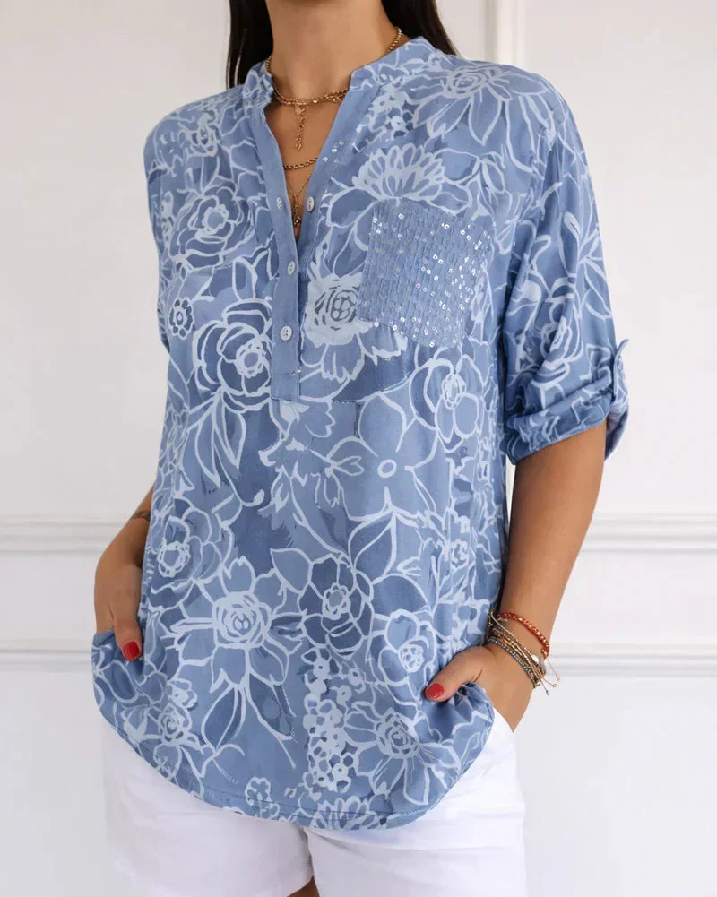 Saule | Blouse Élégante avec Poche