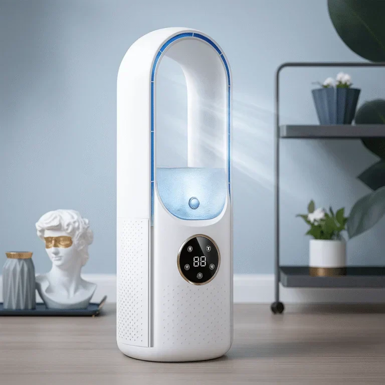 Rafraîchisseur d’Air USB Sans Lames avec Réservoir d’Eau et 6 Vitesses
