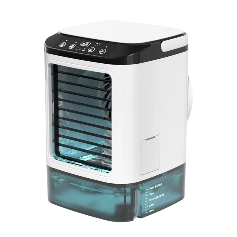 Mini Rafraîchisseur d’Air USB avec Fonction Humidification et 3 Vitesses