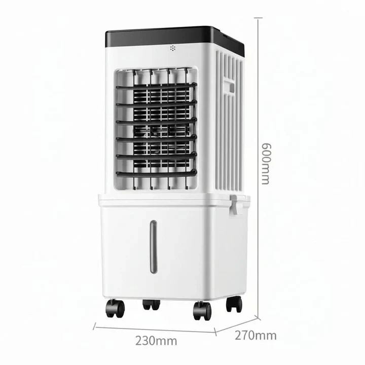 Rafraîchisseur d’Air Mobile 3-en-1 avec Télécommande et Roulettes