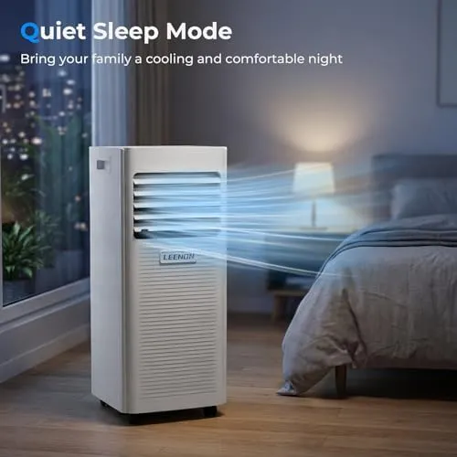Climatiseur Mobile 3-en-1 9000 BTU pour Petites Pièces et Chambres