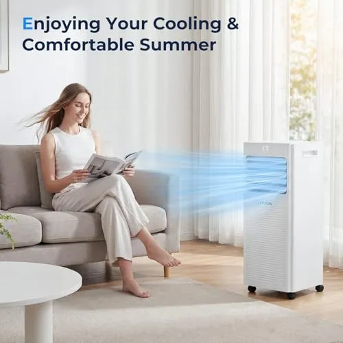 Climatiseur Mobile 3-en-1 9000 BTU pour Petites Pièces et Chambres