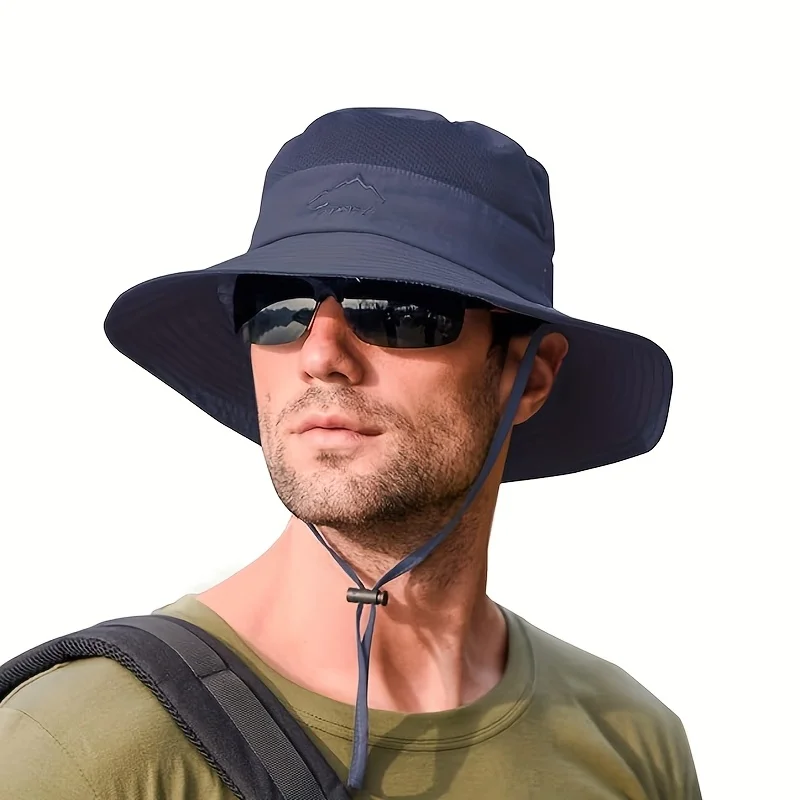 Chapeau de soleil style bucket hat de randonnée séchage rapide été