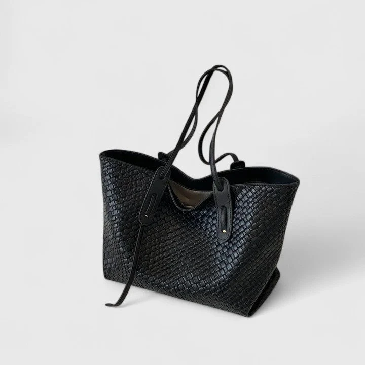 Sac tote femme tressé grande contenance
