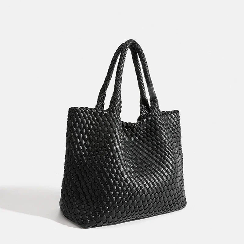 Sac tote femme tresseé grande contenance