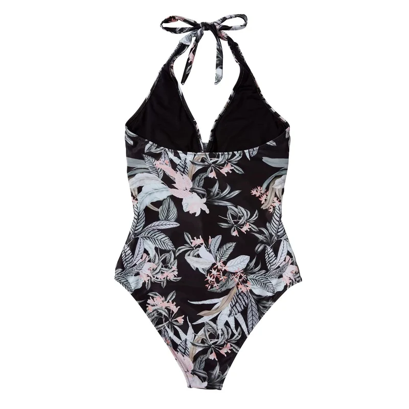 Femme Une Pièce Bain Push