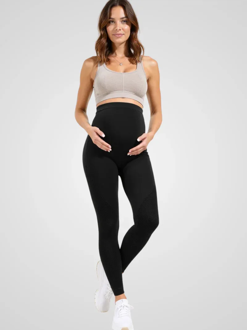 Legging de maternité avec soutien abdominal