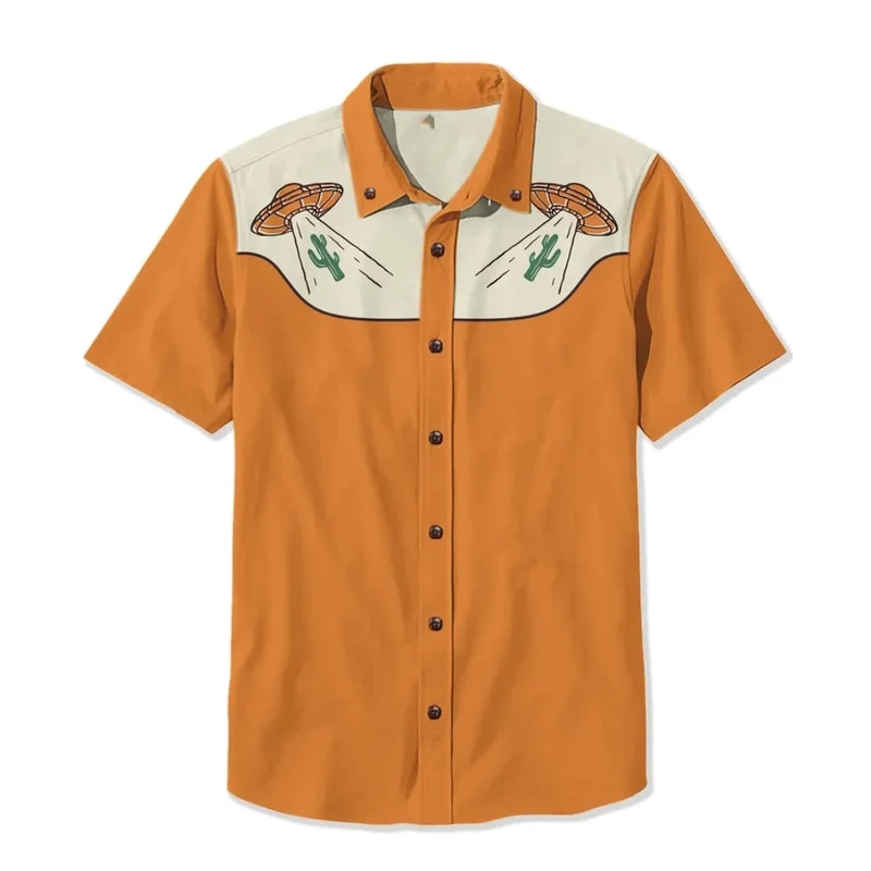 Chemise Western À Motifs Brodés