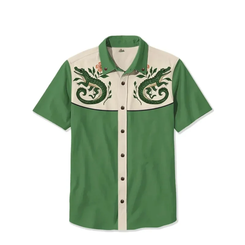 Chemise Western À Motifs Brodés