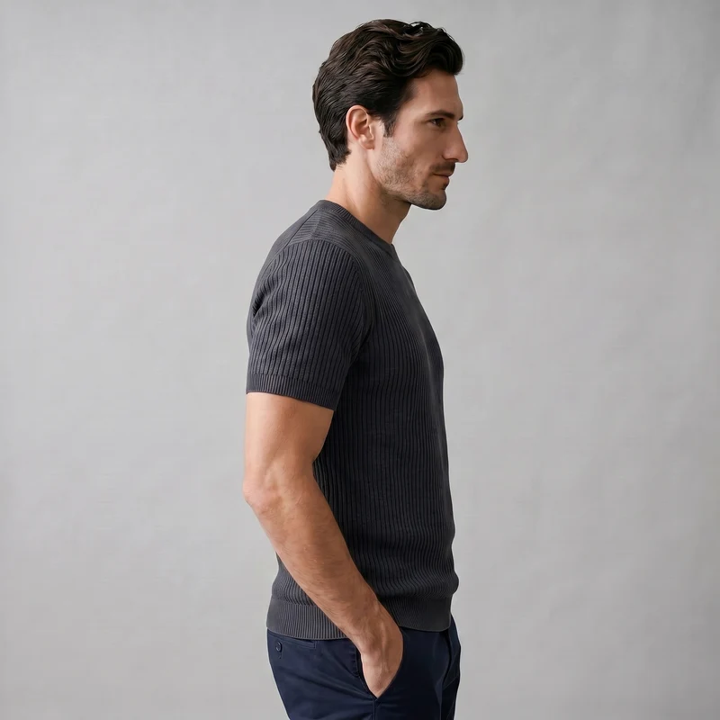 Pull T-shirt Homme En Maille