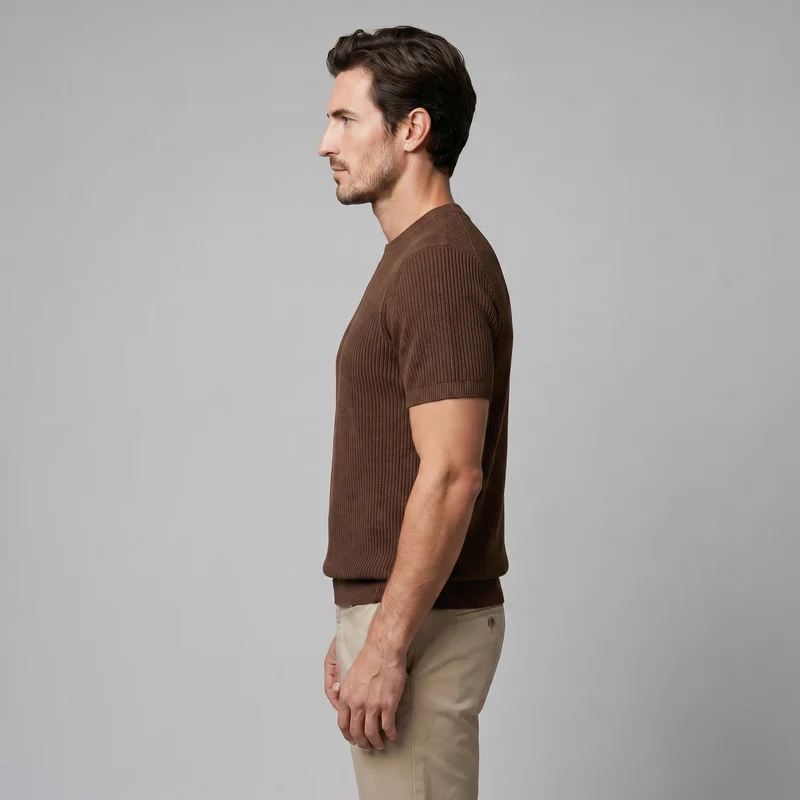 Pull T-shirt Homme En Maille