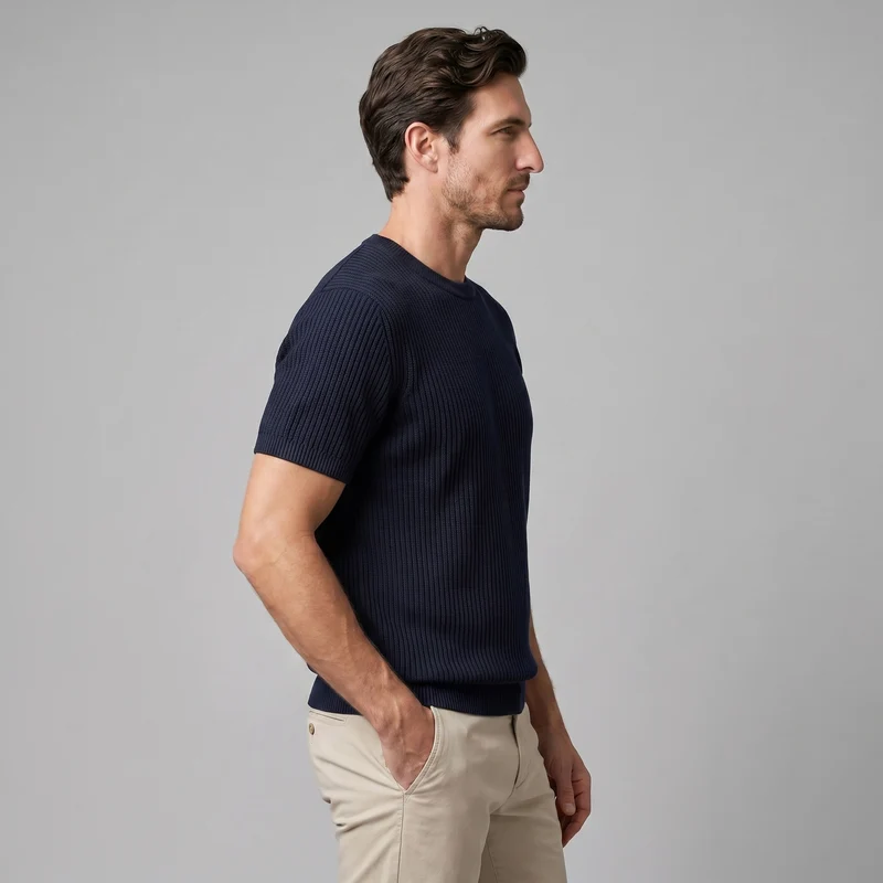 Pull T-shirt Homme En Maille