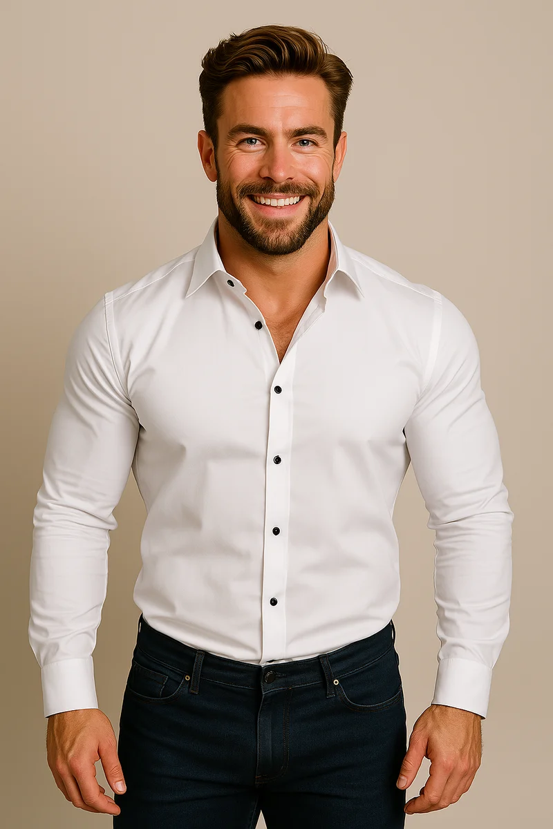 Chemise Homme À Col Classique