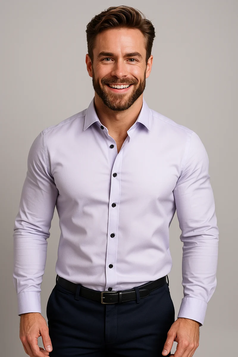 Chemise Homme À Col Classique