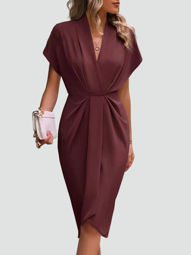 Robe Cocktail Midi Ajustée