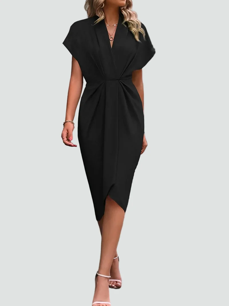 Robe Cocktail Midi Ajustée
