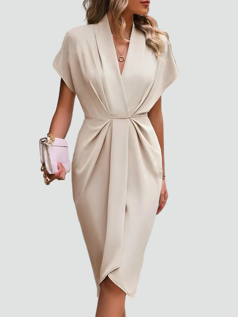 Robe Cocktail Midi Ajustée