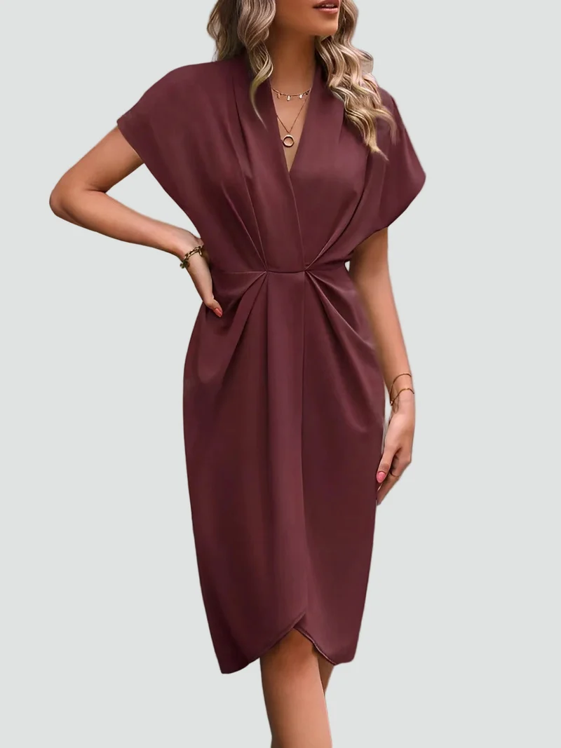 Robe Cocktail Midi Ajustée