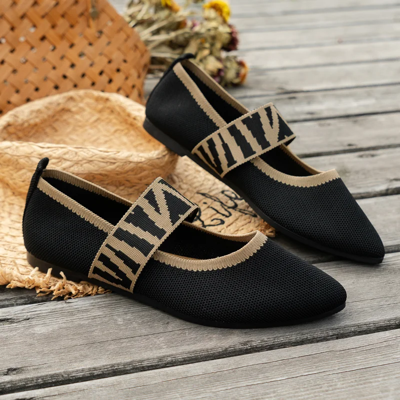 Chaussures Plates À Bout Pointu