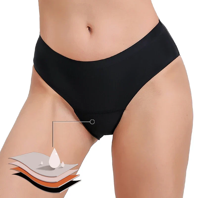 Maillot de bain menstruel femme 4 couches maillot de bain période étanche bikini menstruel culottes menstruelles absorbantes pour adolescentes