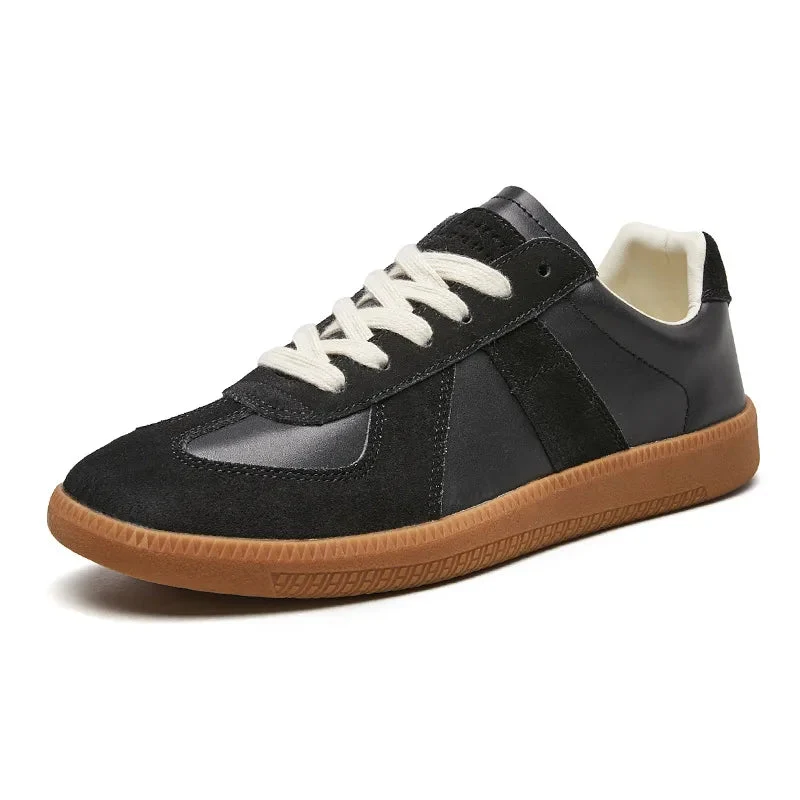 Chaussures homme daim style vintage semelle robuste
