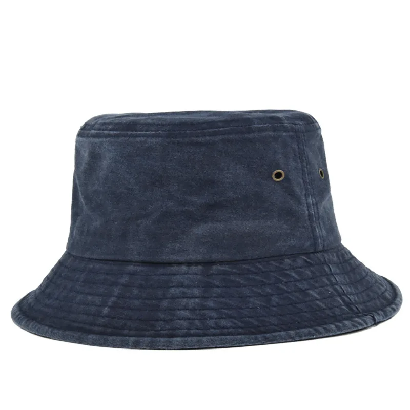 Bucket hat bob de soleil en coton lavé pour homme y femme plein air