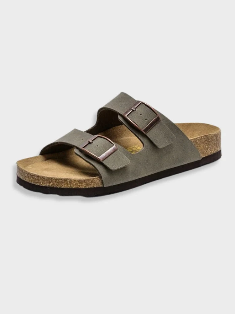 Chaussures d'été homme — nu-pieds ergonomiques à boucles de loisirs