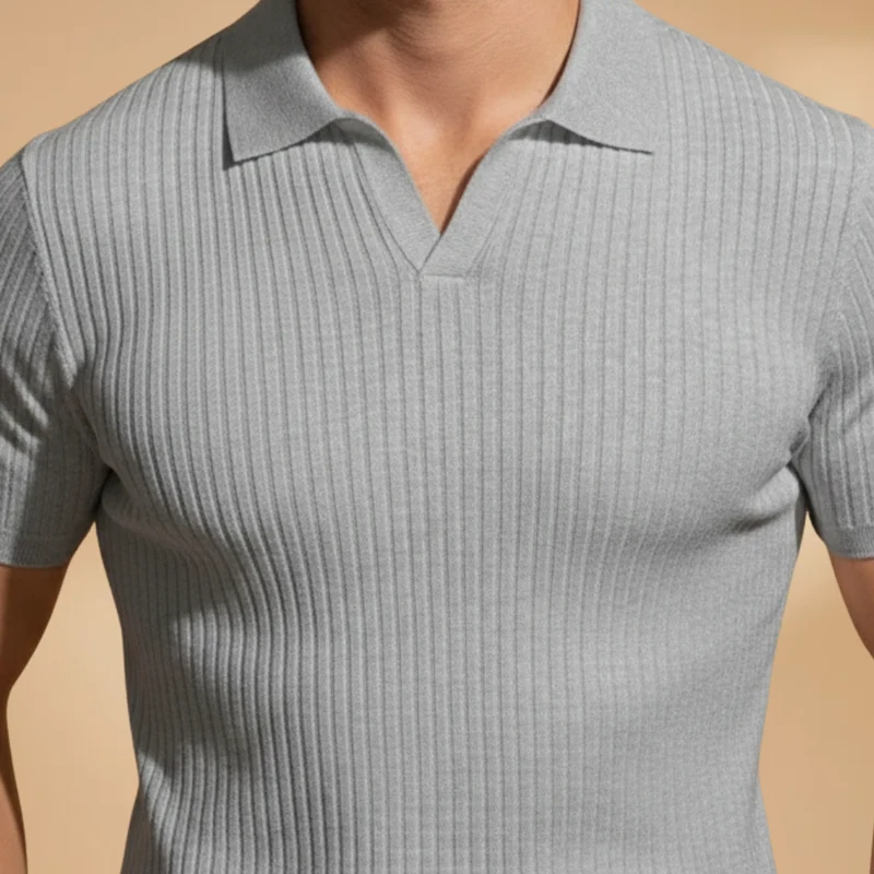 Haut polo homme | vêtement coupe slim travail