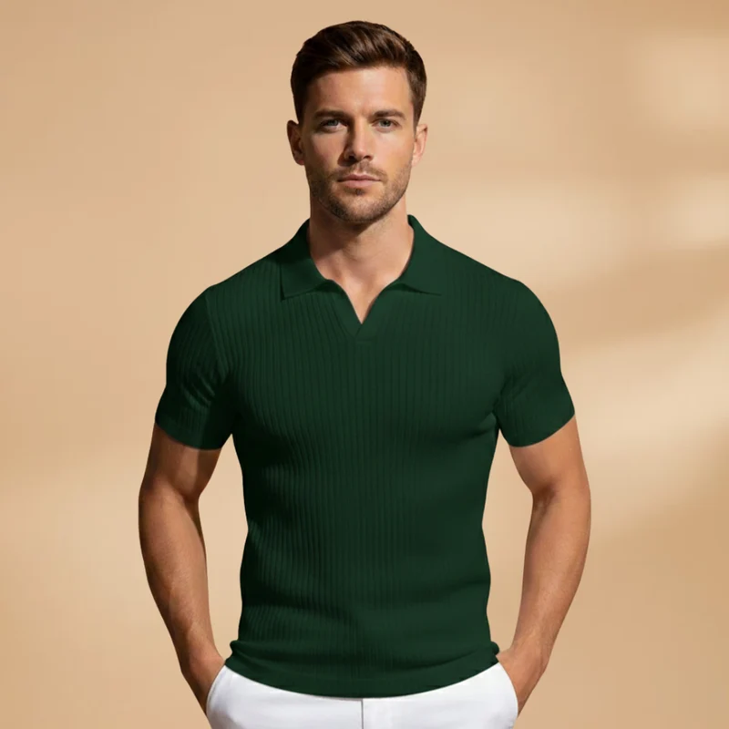 Haut polo homme | vêtement coupe slim travail