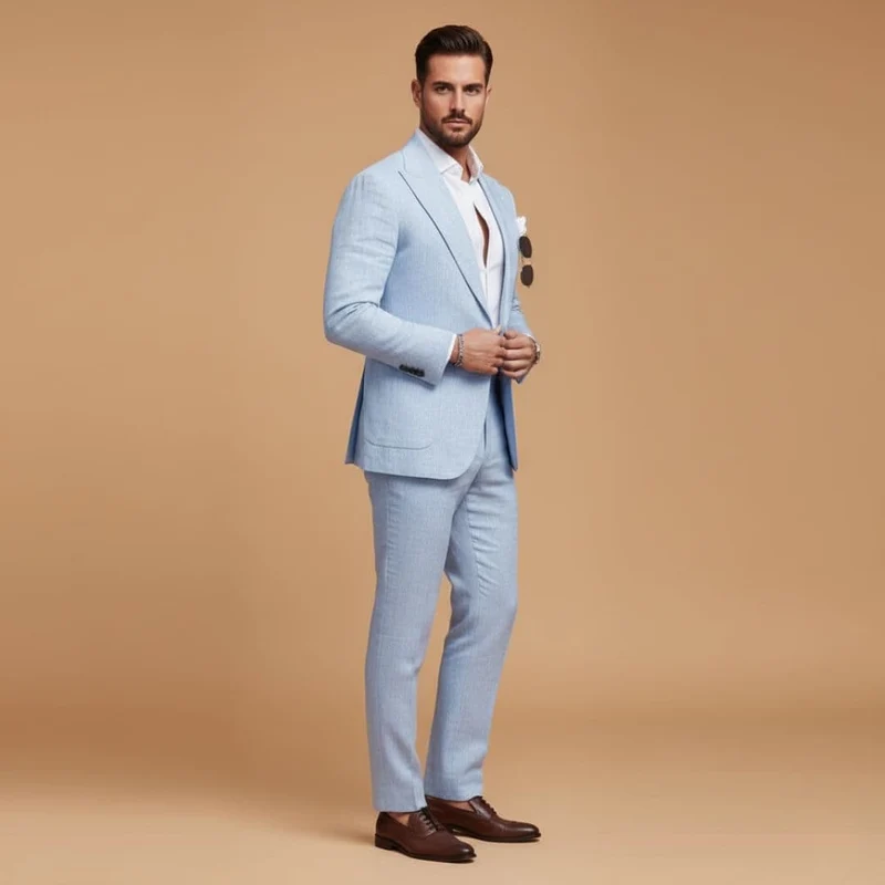 Costume homme slim | ensemble blazer revers encoche