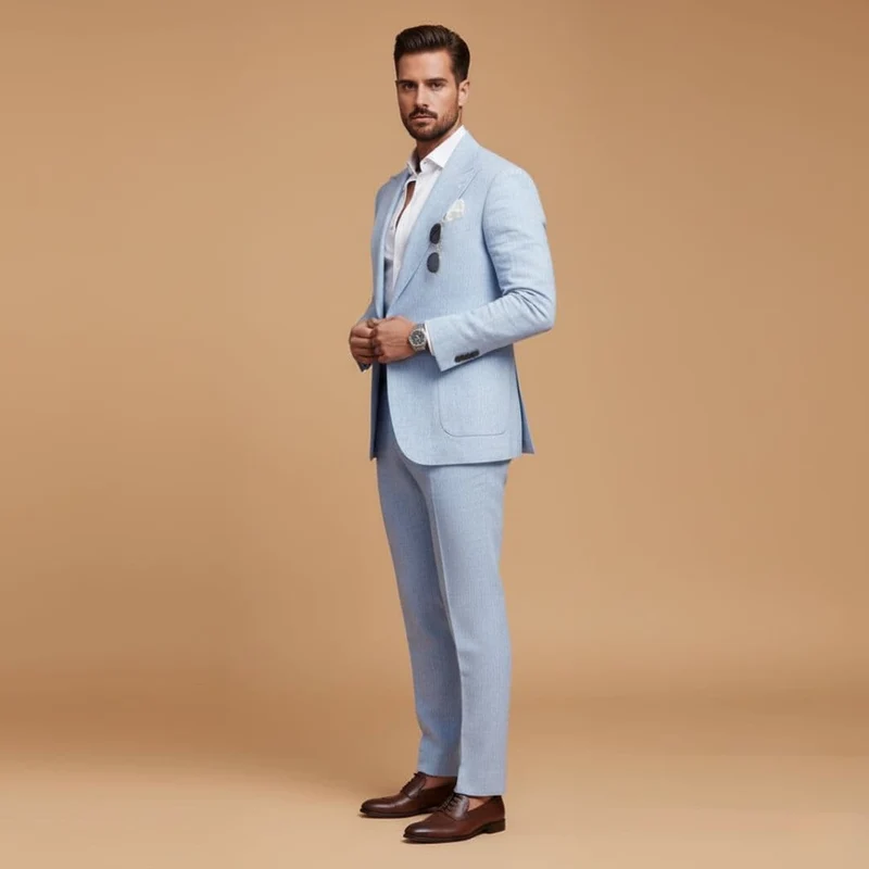 Costume homme slim | ensemble blazer revers encoche