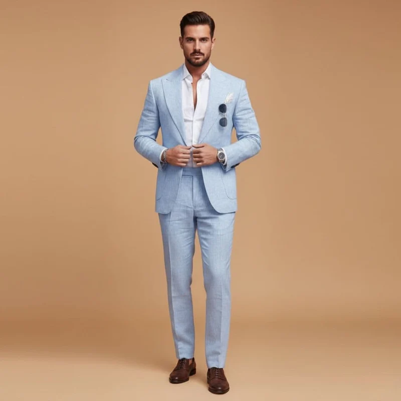 Costume homme slim | ensemble blazer revers encoche