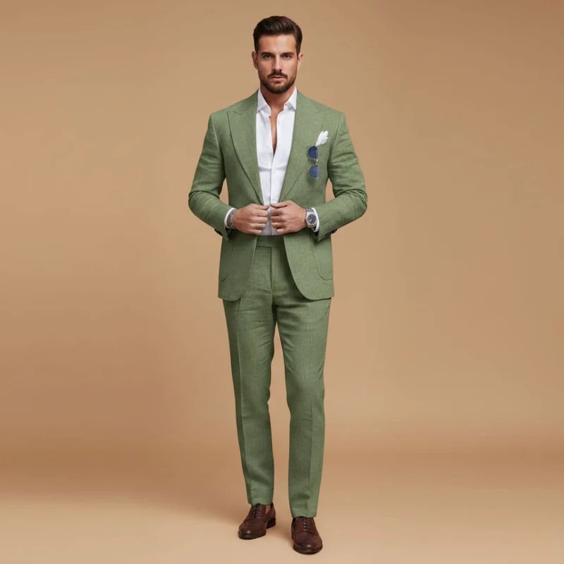 Costume homme slim | ensemble blazer revers encoche