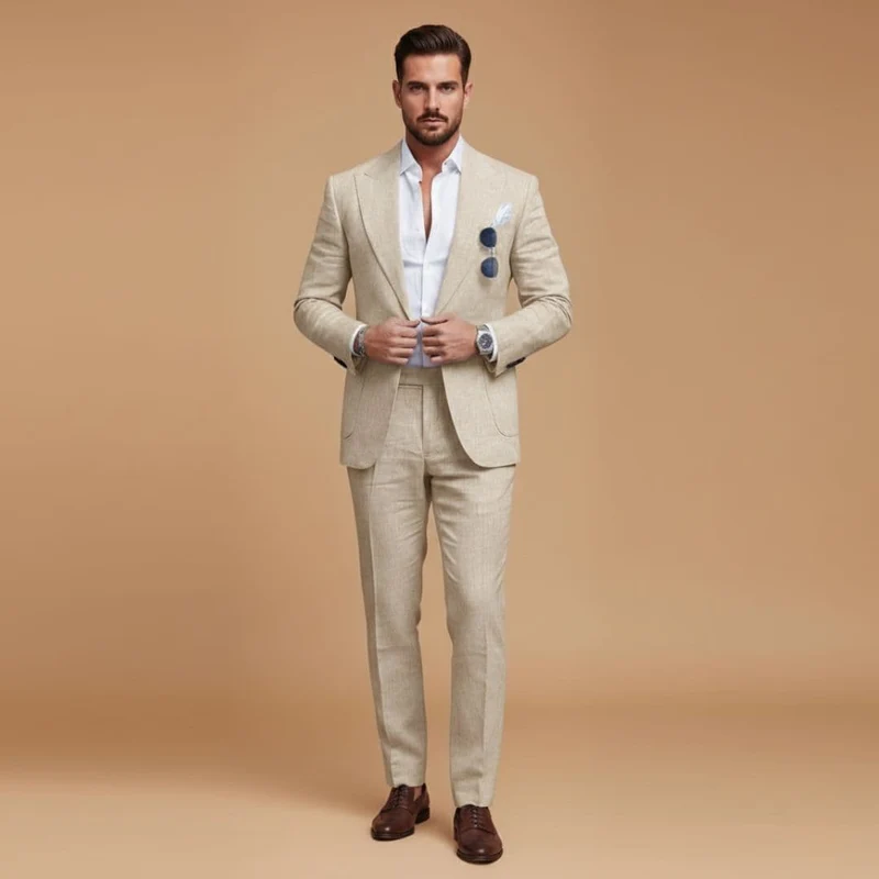 Costume homme slim | ensemble blazer revers encoche