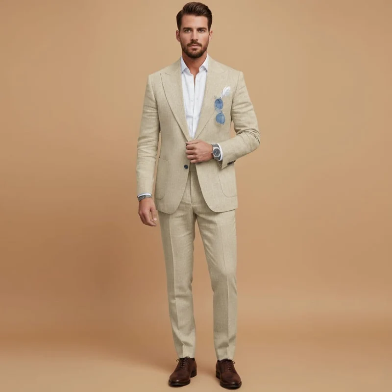 Costume homme slim | ensemble blazer revers encoche