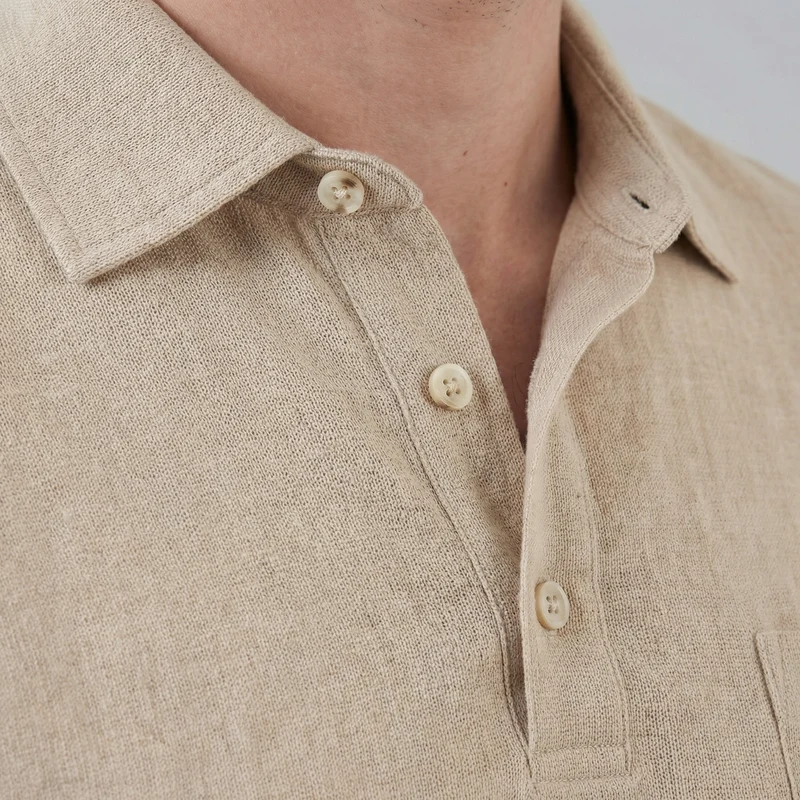 Haut polo été | vêtement maille fluide