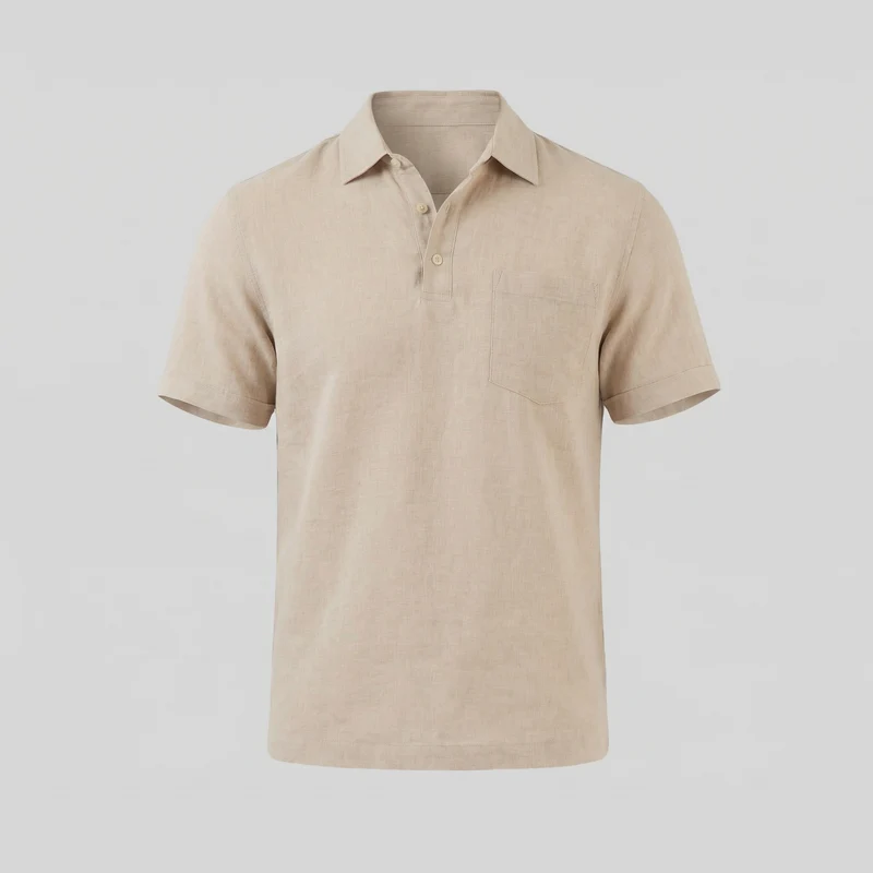 Haut polo été | vêtement maille fluide