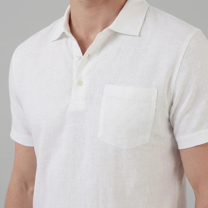 Haut polo été | vêtement maille fluide