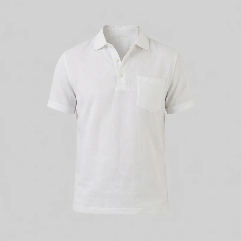 Haut polo été | vêtement maille fluide