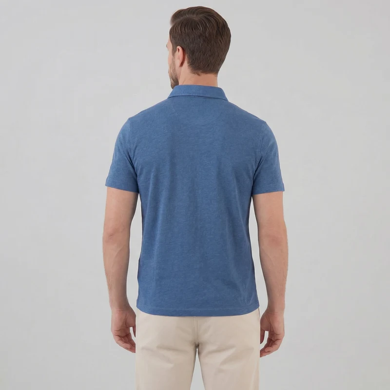 Haut polo été | vêtement maille fluide