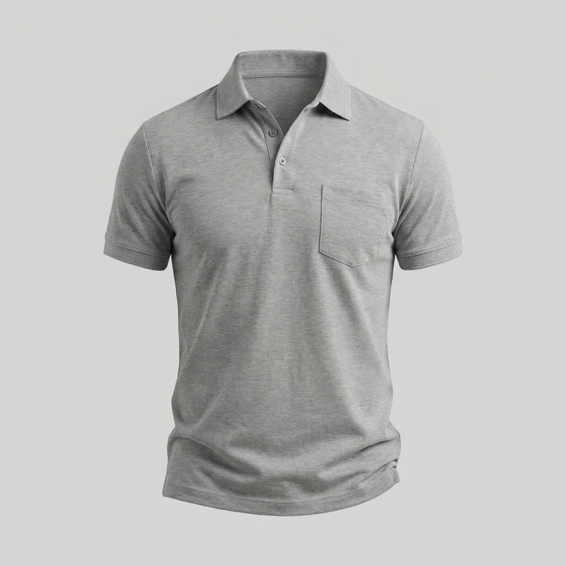 Haut polo été | vêtement maille fluide