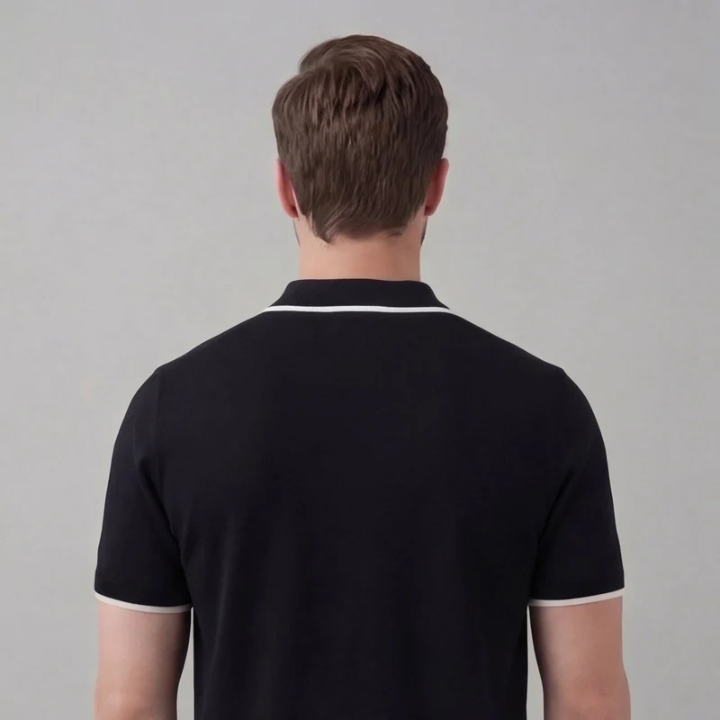 Polo sans bouton | haut maille homme casual